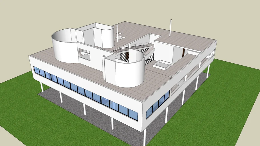 Maquette Numérique - Villa Savoye - par Gian R.
