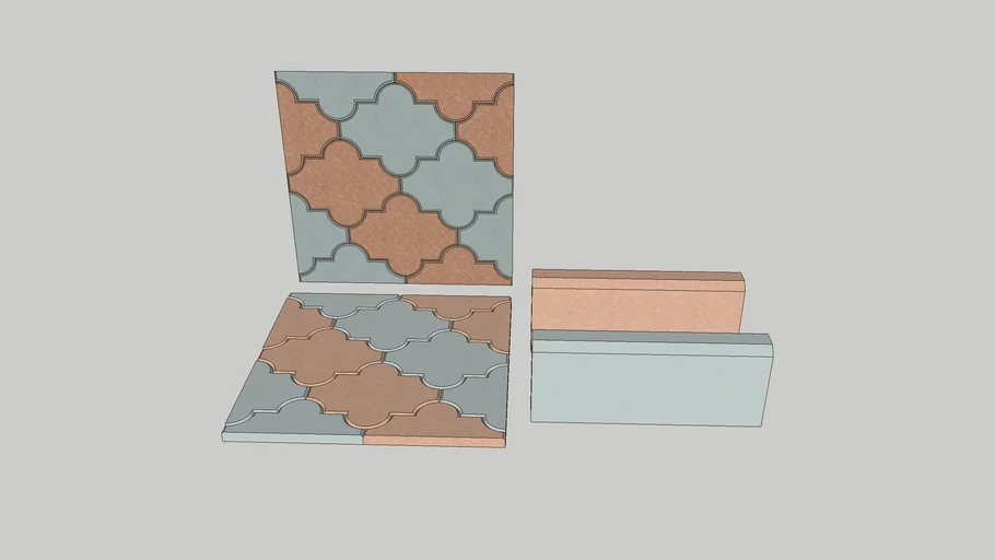 Garden paving stones