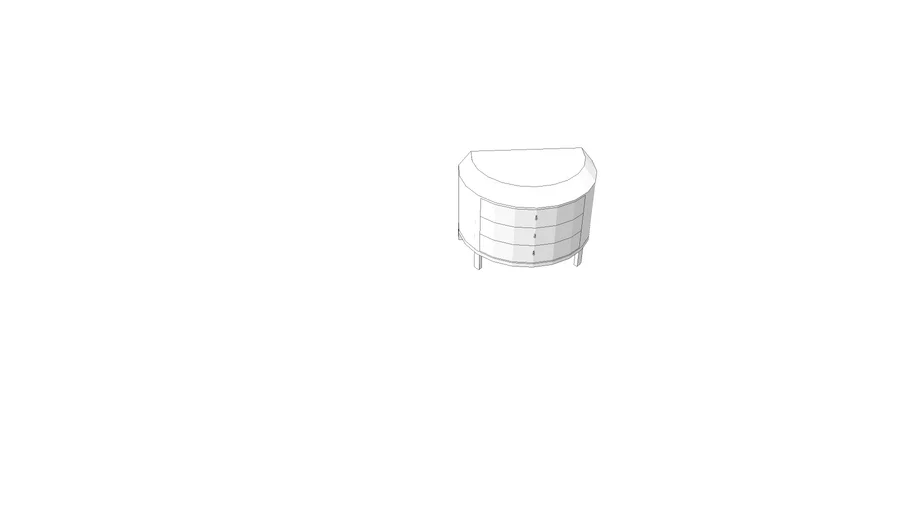 DEMILUNE DRESSER