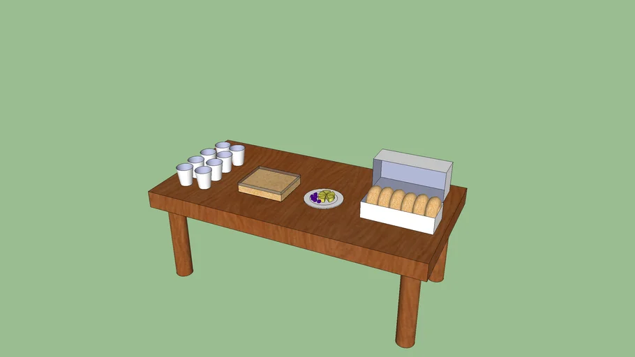 Breakfast table