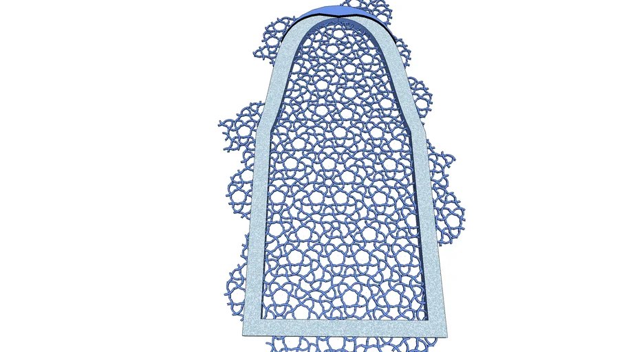 Islamic Jali window screen