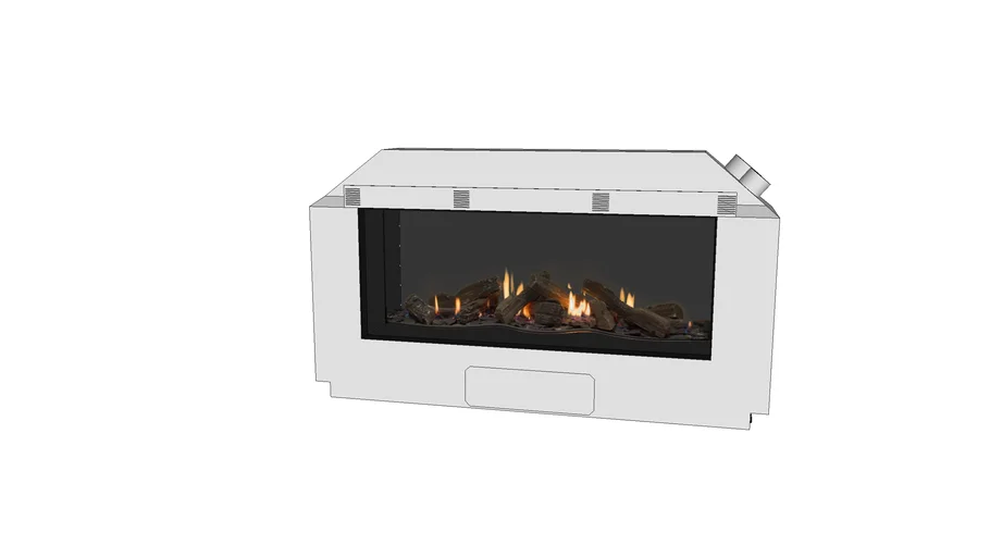Escea DS1150 Single Sided Indoor Gas Fire