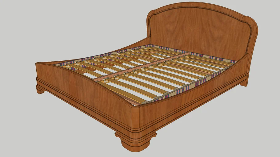 Chambre Lit Double avec sommier