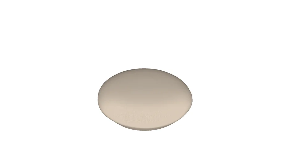 Pufe Baixo - Areia | Wentz Design