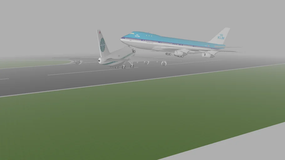 Desastre Aéreo de Tenerife - Modelo 3D ( Parte 2 )