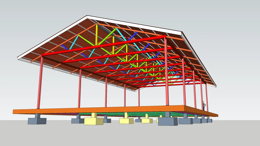 Roof Truss at LONG SELAAN