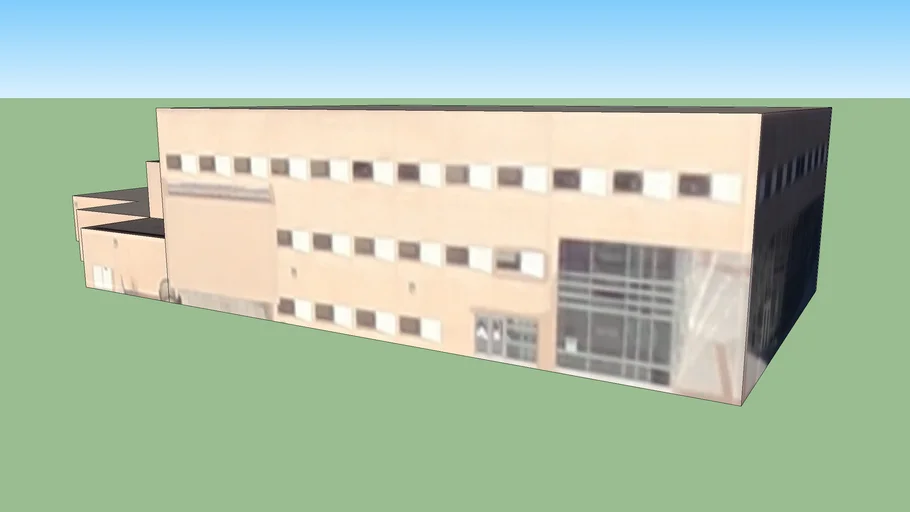 UNM Campus Building in Albuquerque, NM, USA