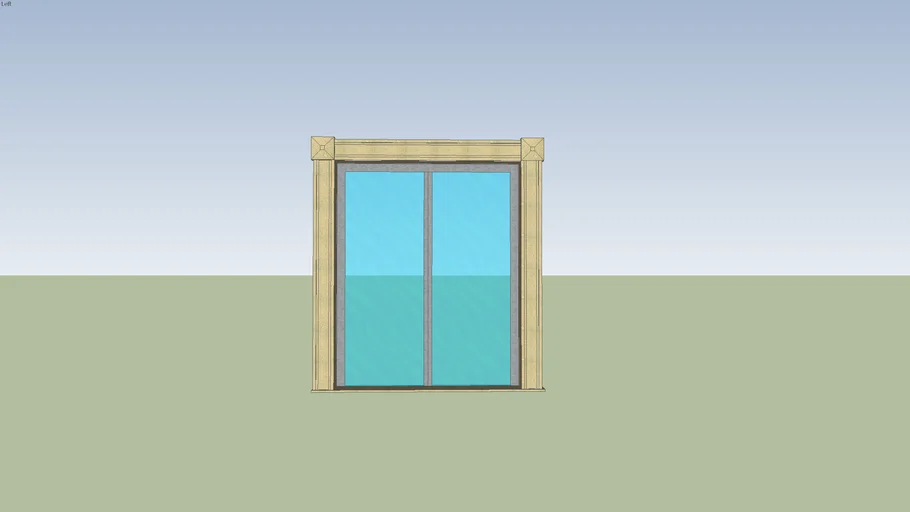Ventana recercado piedra
