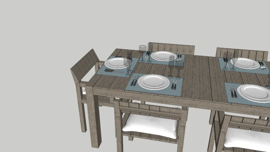 outdoor dining table