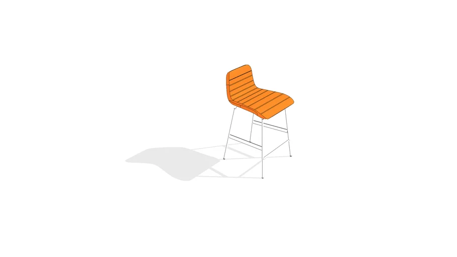Lecture Counter Stool Upholstered by Gus* Modern