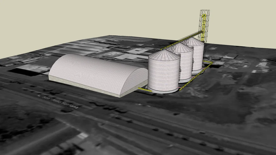 Silos  de Grãos - Sadia