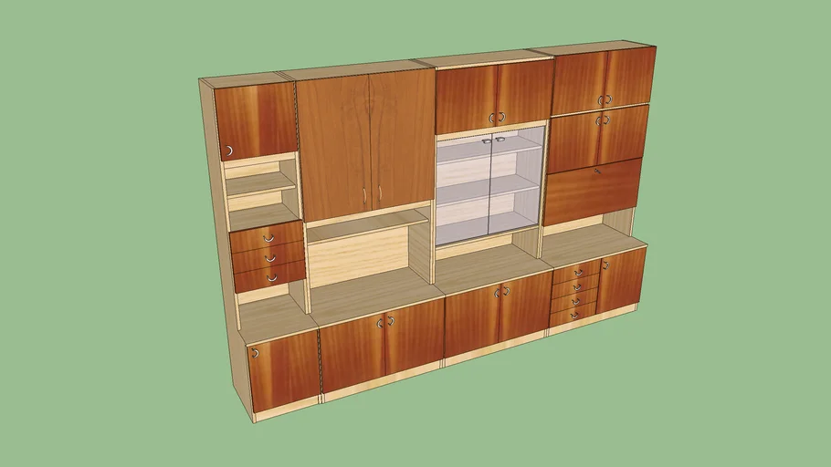 Regał drewniany, wooden bookcase