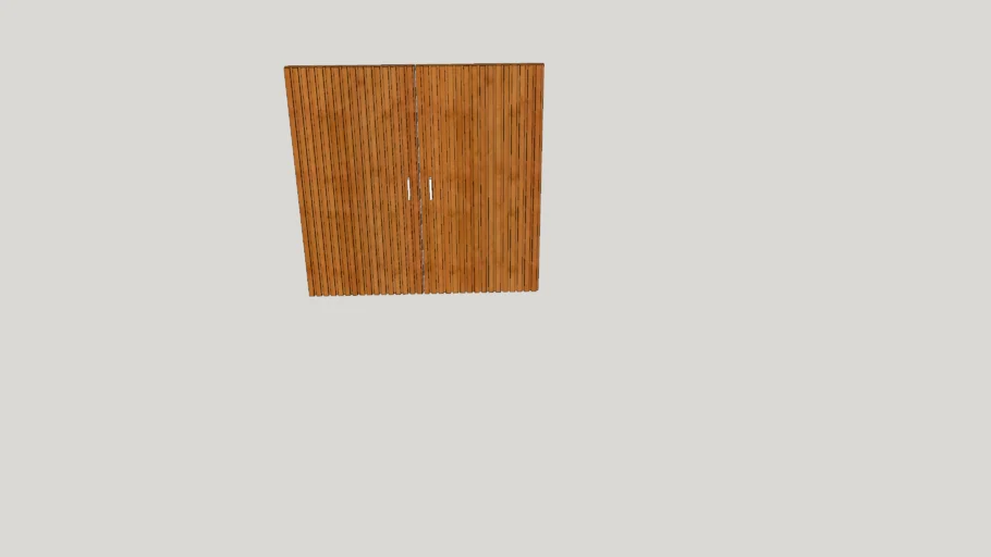 Fluted Panel Door