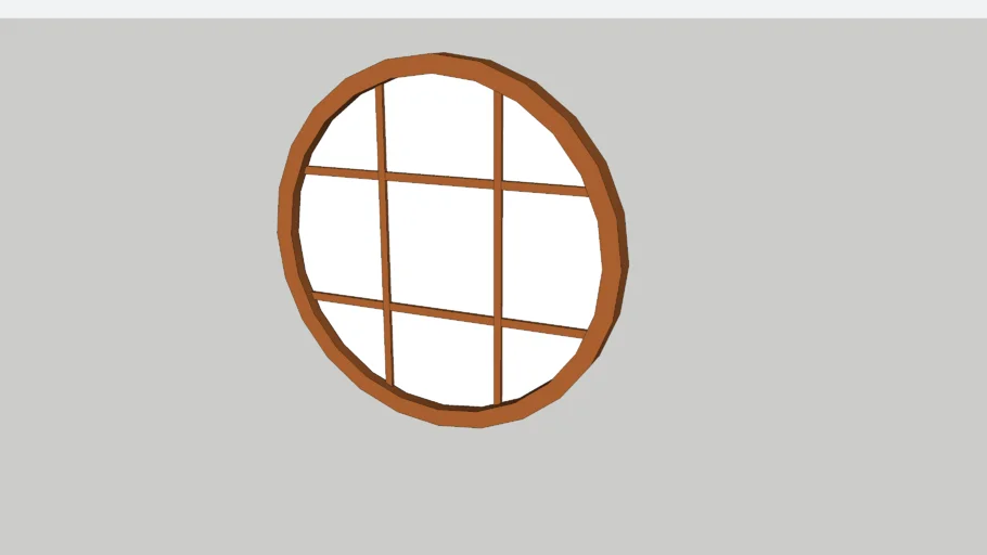 round grid window 