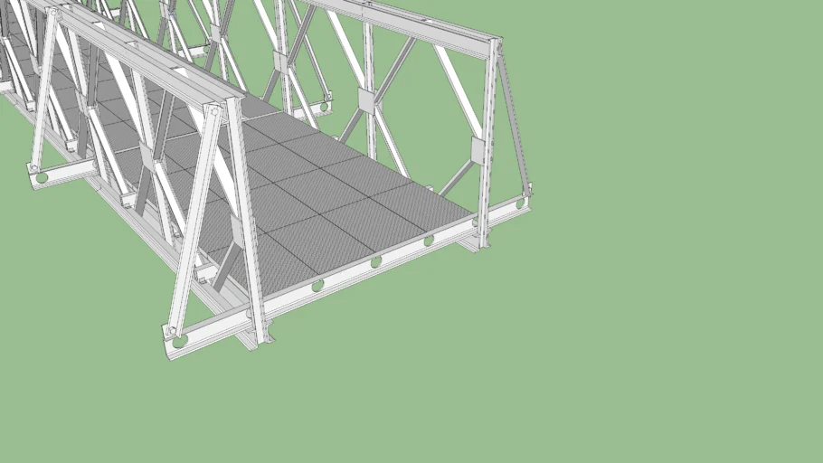PUENTE PEATONAL METALICO TIPO BAILYE