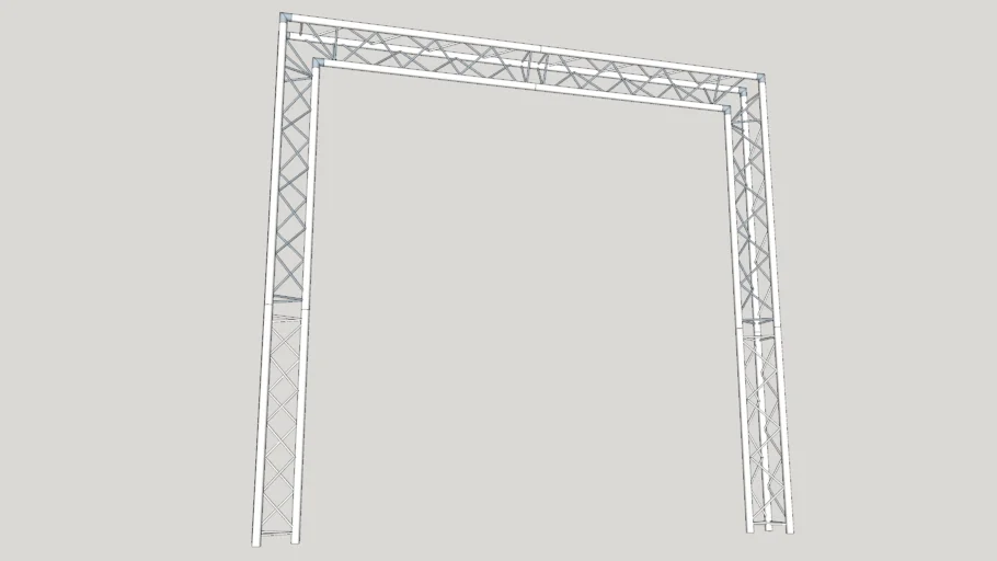 Global Truss F23 Triangle Truss Goal Post System