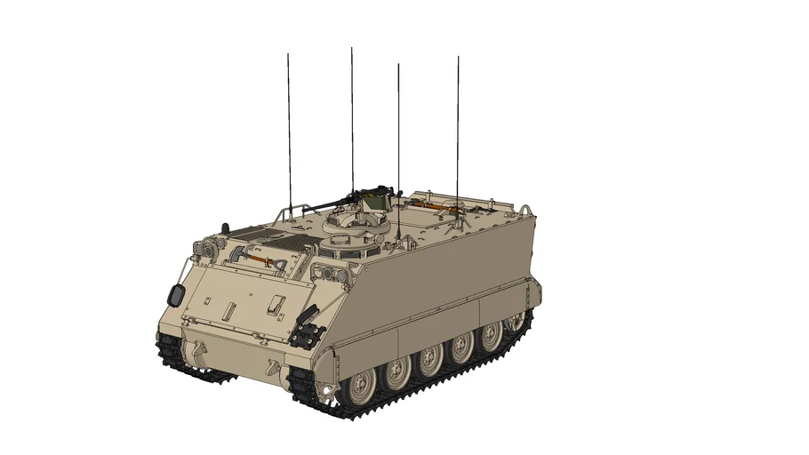 【War Thunder】M113 APC SANDY 3D MODEL