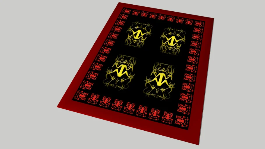 Carpet Dayak Motif / Karpet Motif Dayak Borneo