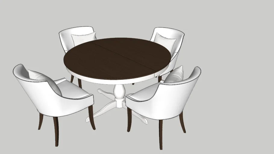 Round Dining Table and chair