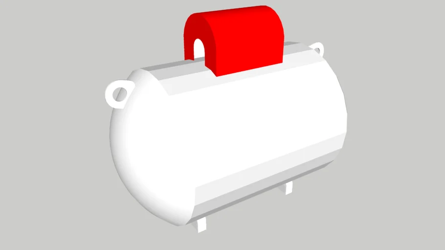 Tanque de gas 3D