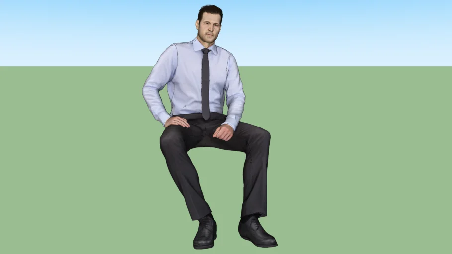 Sitting Man 2