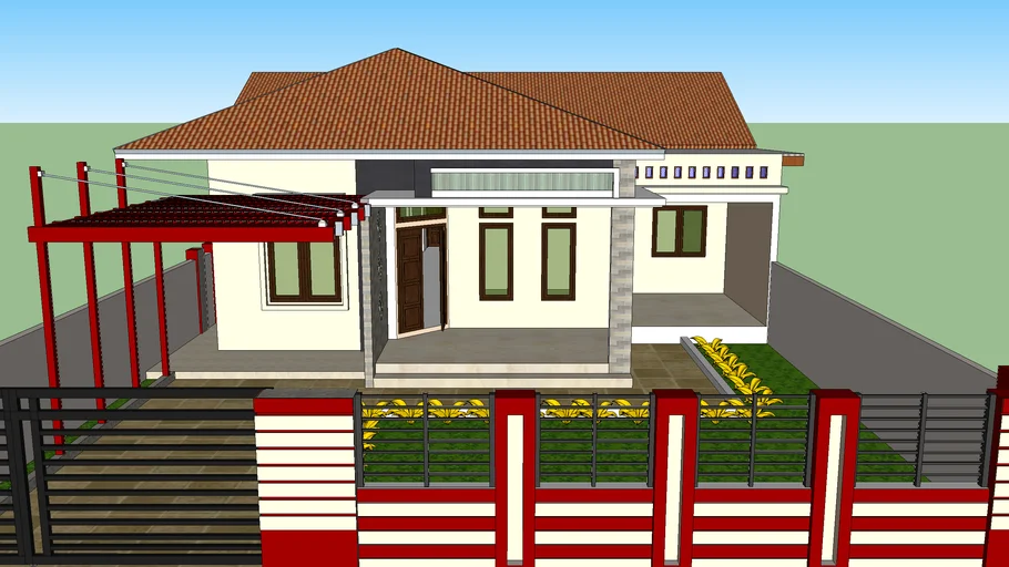 Desain Minimalis Rumah 1 Lantai