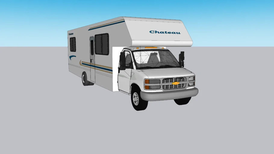 2000 Thor Four Winds Chateau - Class C motor home) RV - Chevrolet | 3D ...