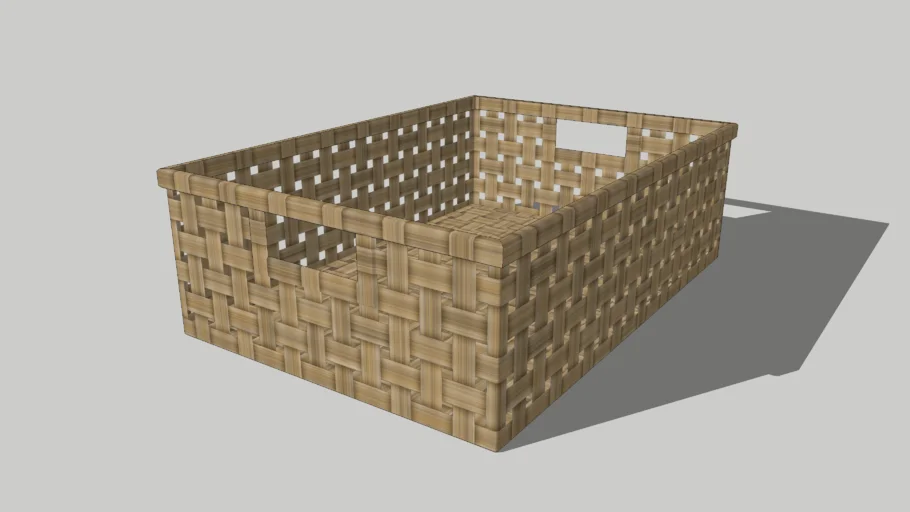 Woven Basket With Handles