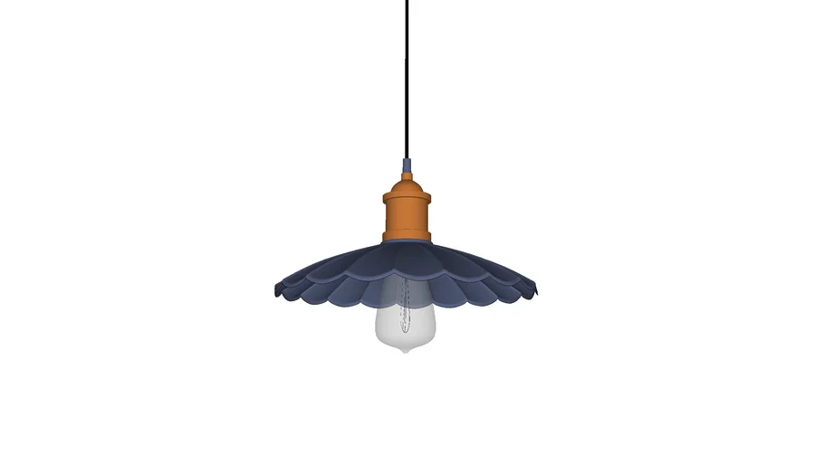 Scallop Ceiling Lamp