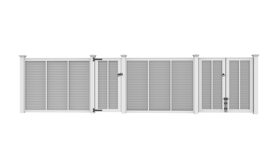 Walpole Outdoors Louvered Fence 6H