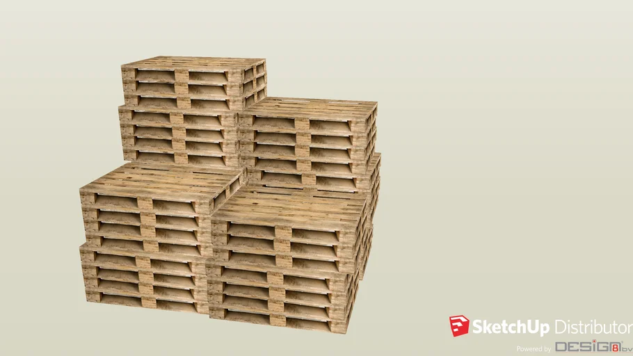 Stack of Pallets | 3D Warehouse