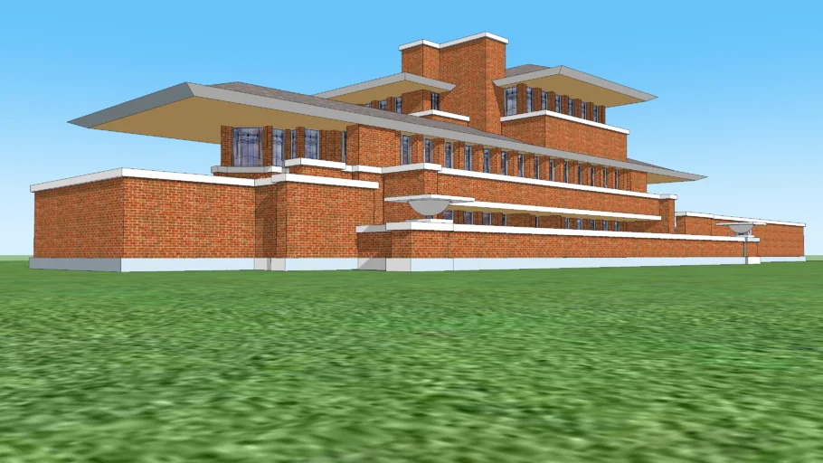 Casa Robie por Frank Lloyd Wright