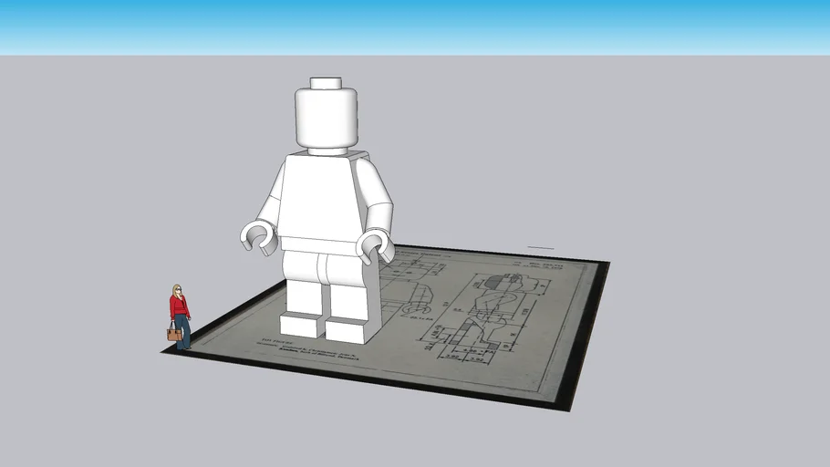 LEGO Minifig as modeled live