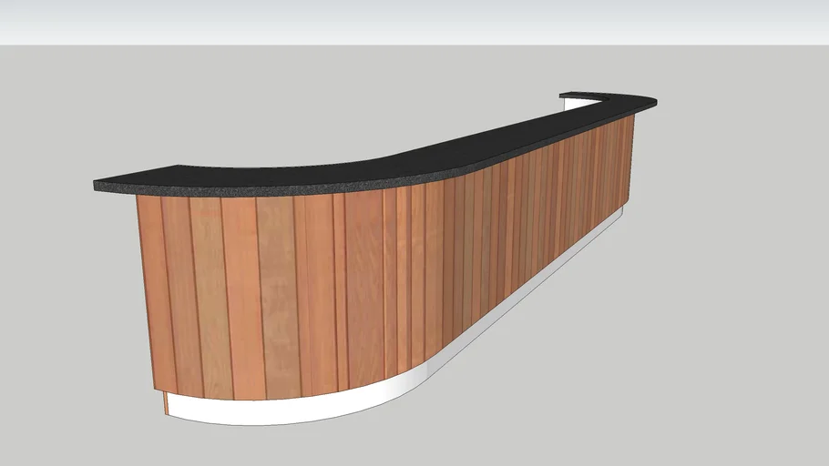 Large Modern Reception Desk