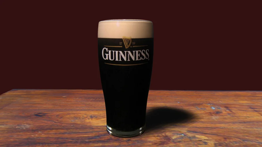 A pint of Guinness