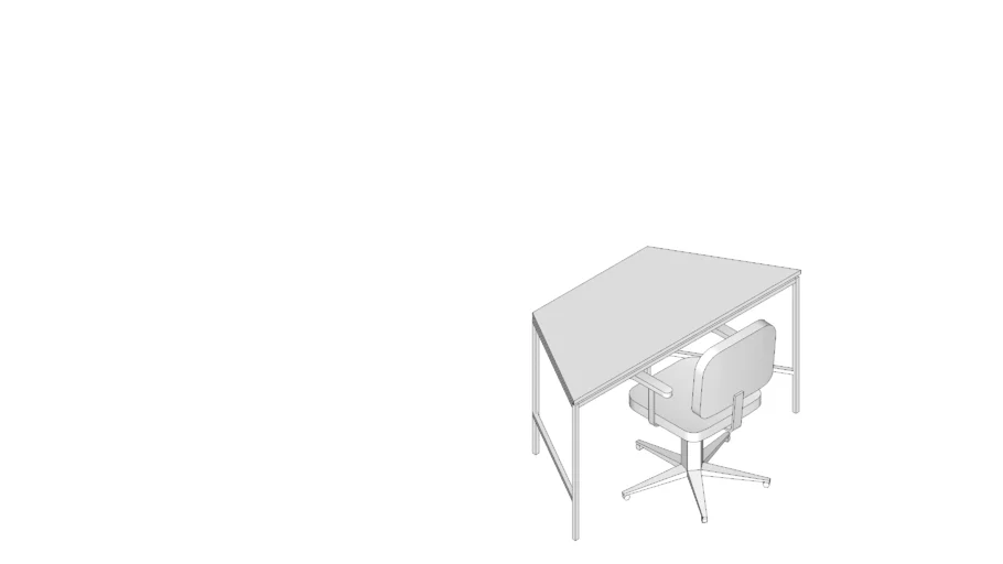 Mesa Trapezoidal 1,40x0,60 / Trapezoid Table 1,40x0,60