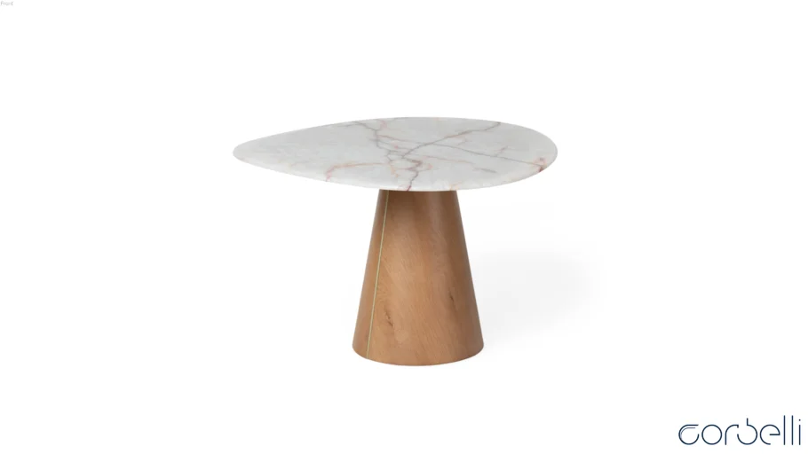 Mesa de jantar Colina (tampo de pedra)
