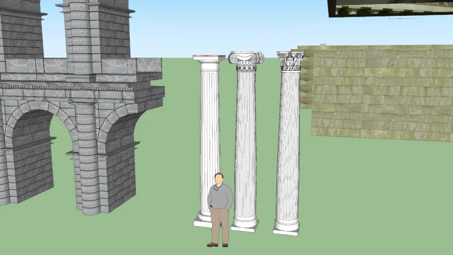 Classical Greek and Roman Architectual Components