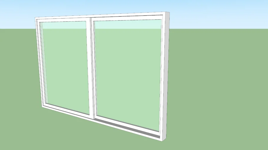 Janela de Aluminio com Vidro