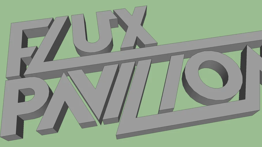 3D Flux Pavilion Logo