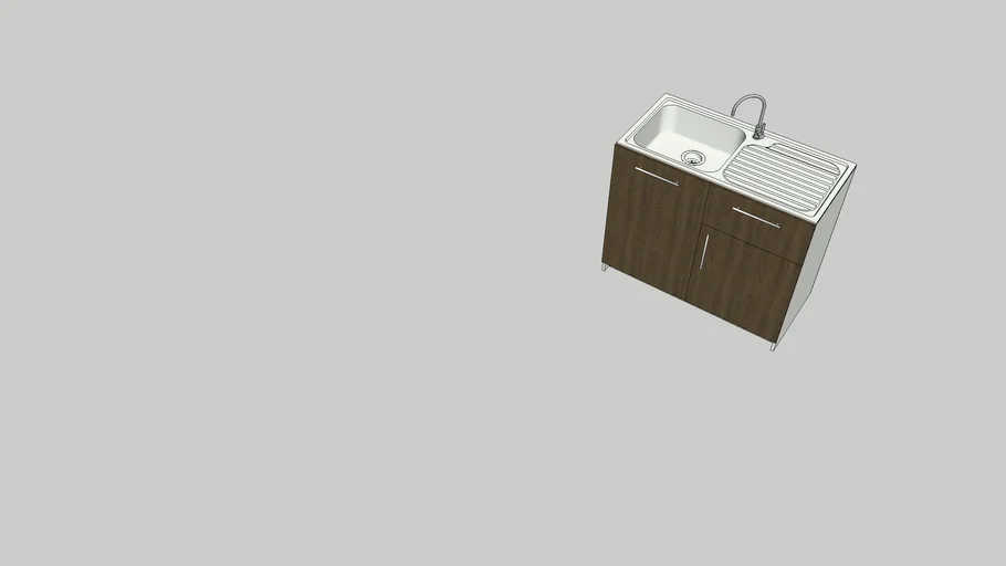 Kit Mueble Lavaplatos 100×87×49cm