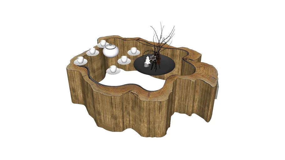 Coffee Table Meja Kopi Bali 2 Root Table