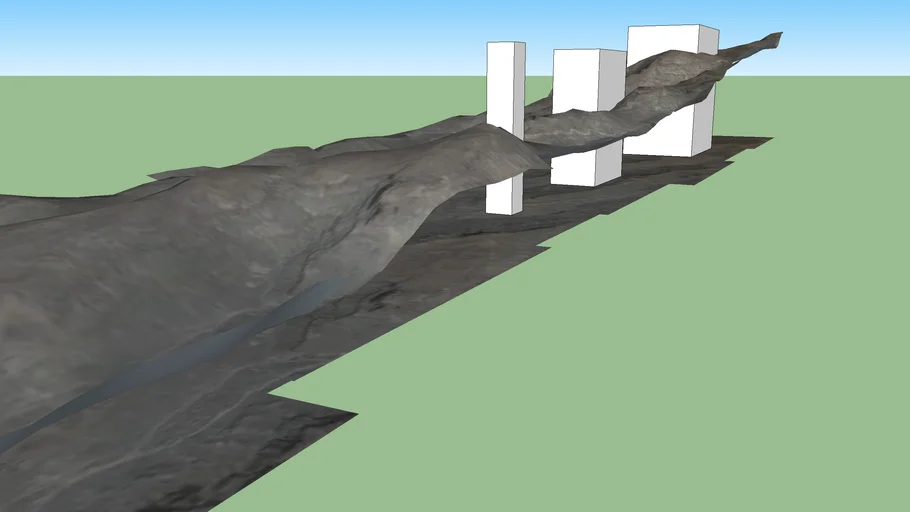 PR4_4 Generación de Modelo del Terreno en SketchUp usando Google Earth