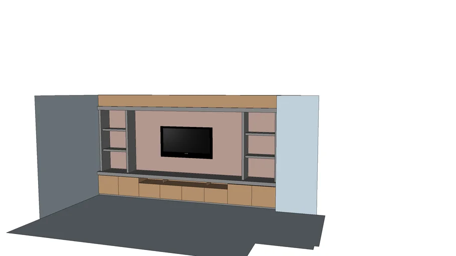 Mueble Empotrado de TV GRG Furniture