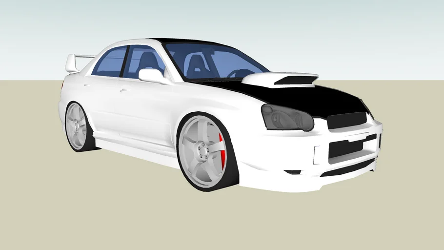 Modified Subaru WRX STI | 3D Warehouse