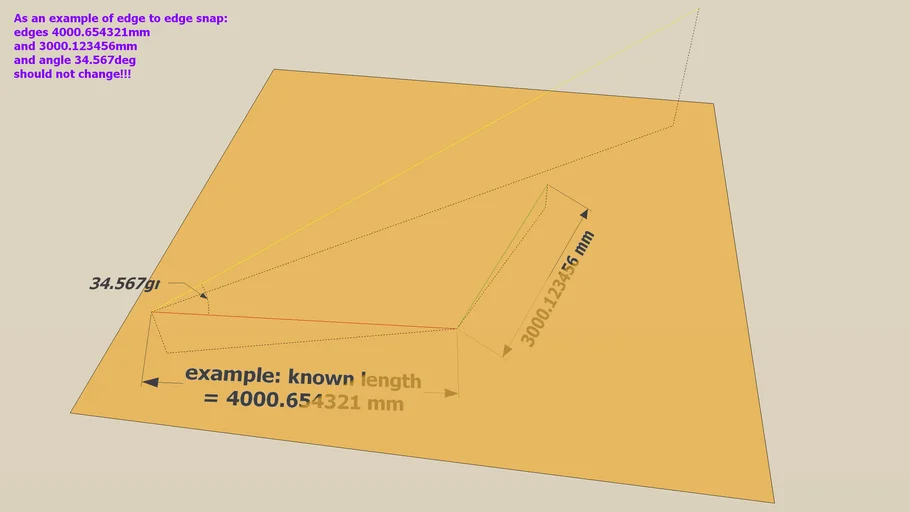 Edge to edge rotation
