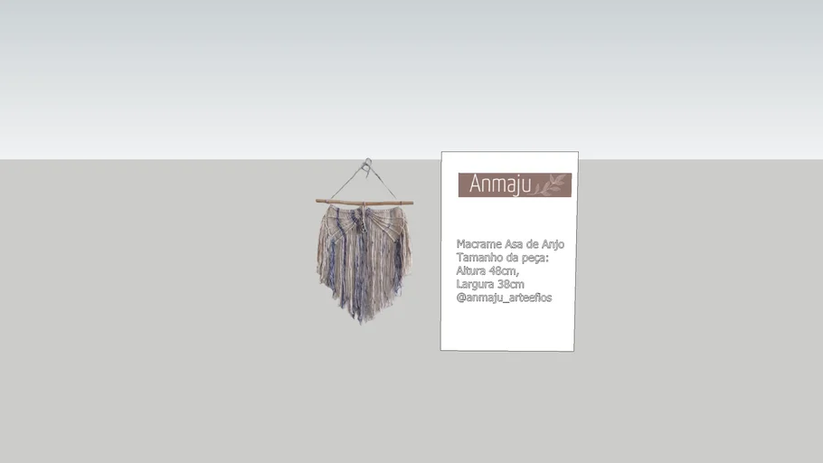 Macrame Asa de Anjo