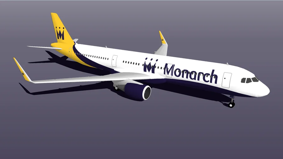 Monarch Airlines Airbus A321-200 Sharklets Aircraft