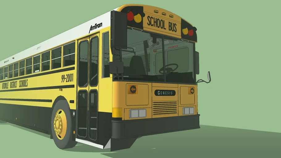 1998 International AmTran Genesis school bus 