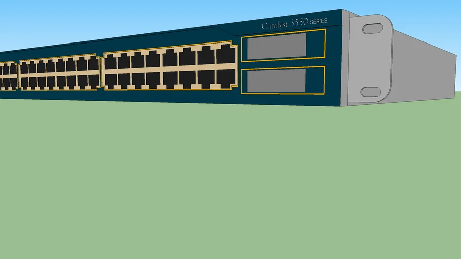 Cisco Catalyst 3550 48-port ethernet network switch (WS-C3550-24-SMI)